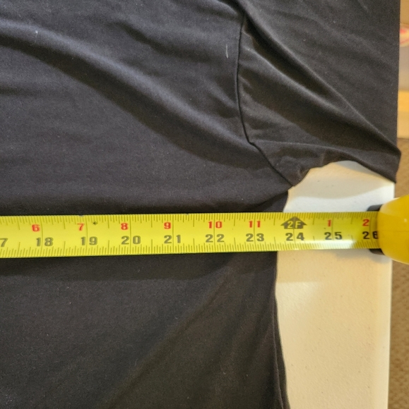 Chico's Black Slinky Knit Top 3/4 Sleeves Stretchy Tunic Office Work Wear Career - Picture 6 of 8